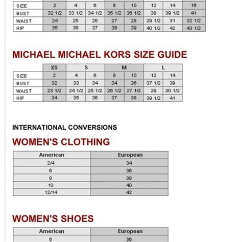 michael kors shoe size in cm|Michael Kors shoe size guide.